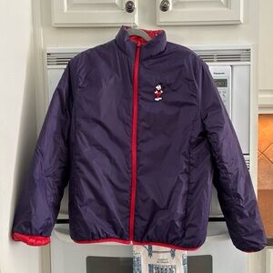 Women's Disney reversible Puffer Jacket navy/red